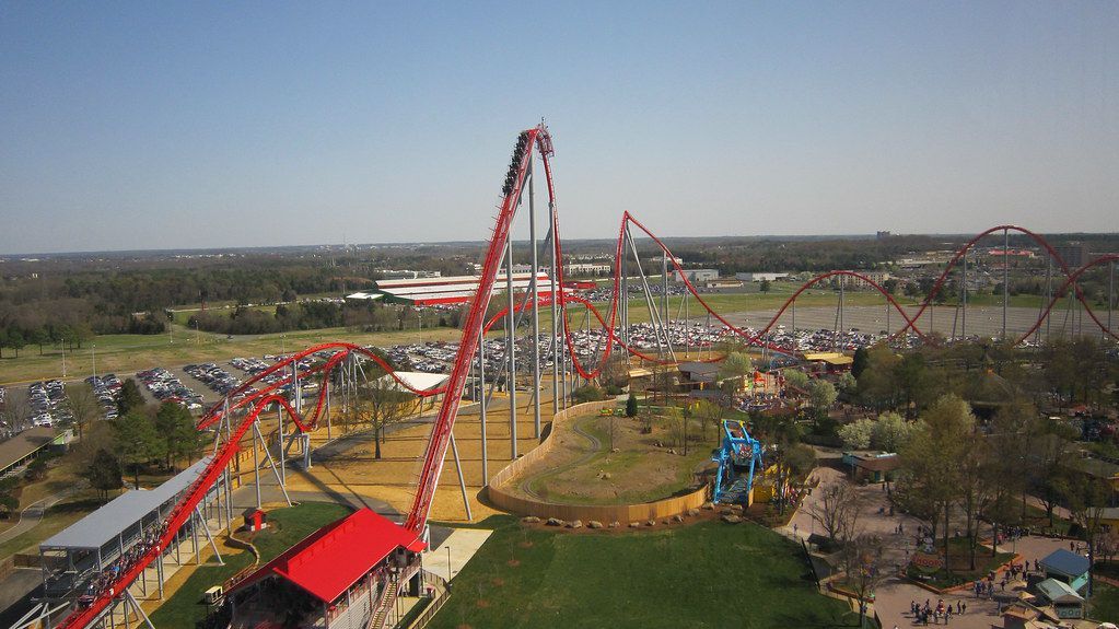 Intimidator roller coaster Carowinds