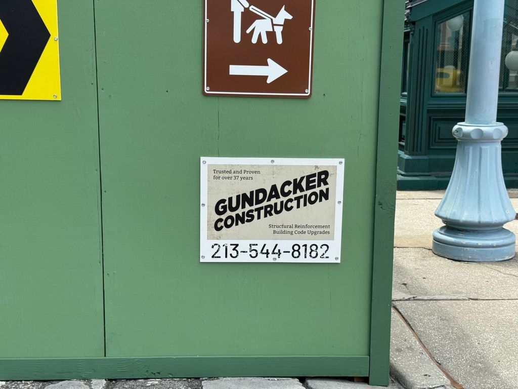 Signage on Hollywood Rip Ride Rockit Construction Walls Add References to  Back to the Future, Fast and Furious - WDW News Today