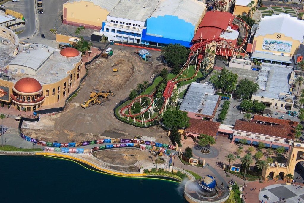 New Aerial Photos Show Current Progress of Site Preparation for Attraction  Replacing Hollywood Rip Ride Rockit