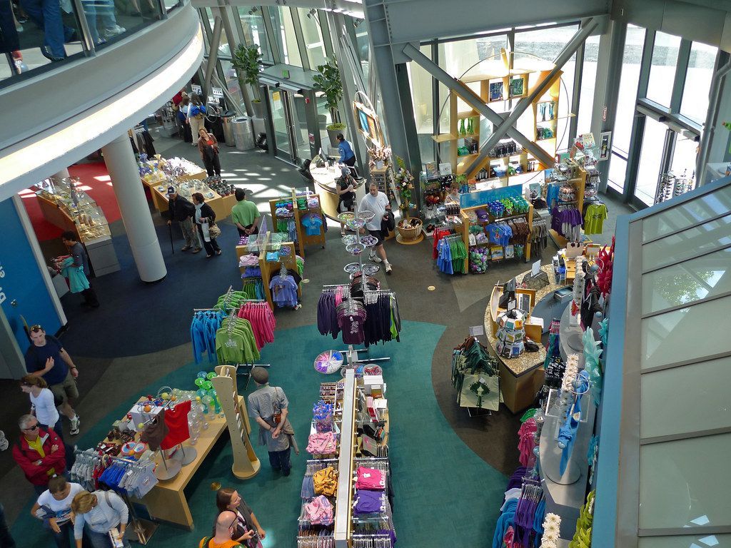 the Space Needle gift shop is now open