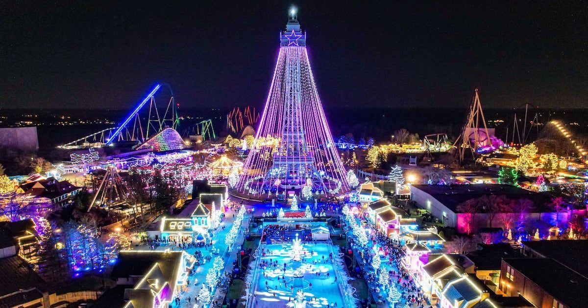 Kings Island's WinterFest opens today with rides, holiday lights, parade  and more