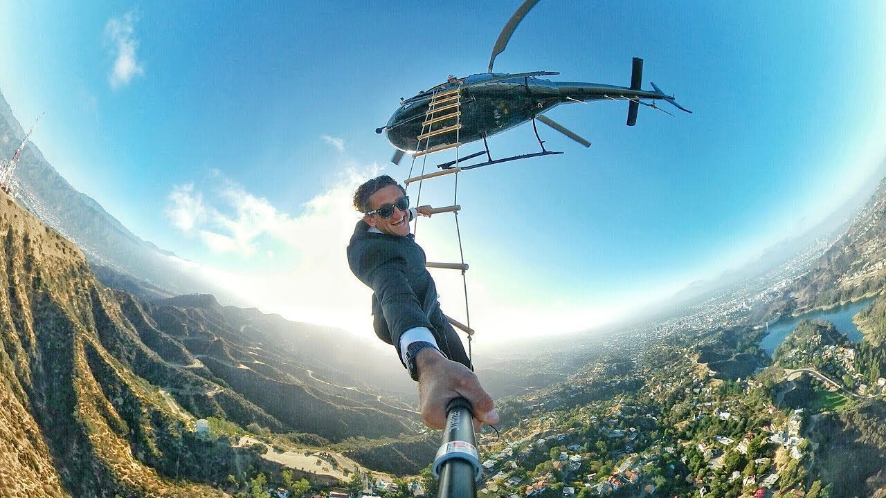 Image result for casey neistat helicopter gif