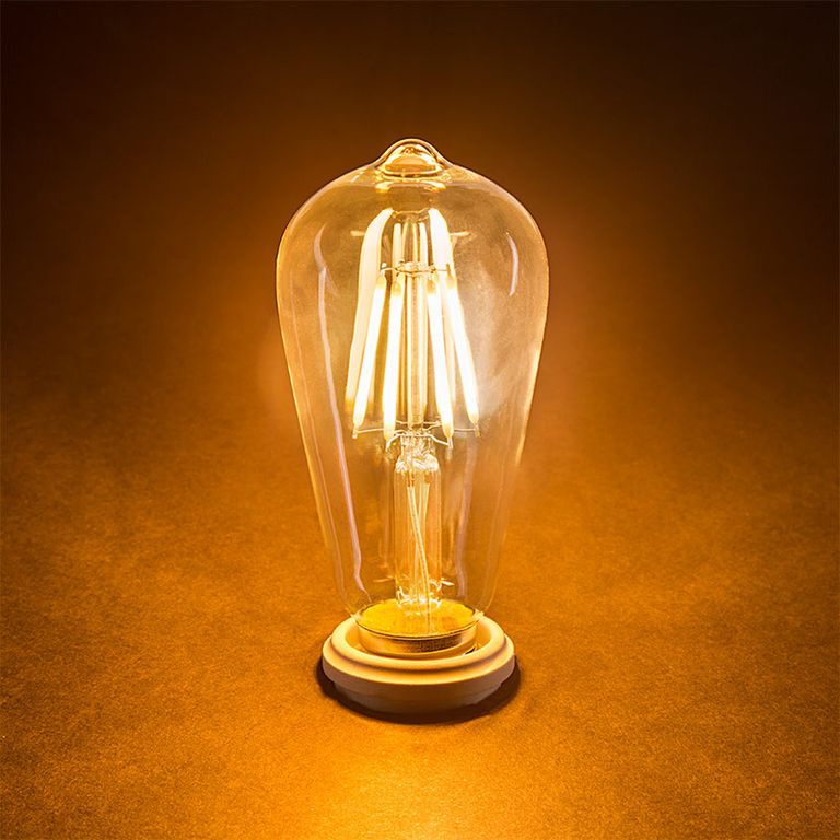 ST18 LED Filament Bulb - 60W Equivalent Vintage Light Bulb - 12V DC - 350  Lumens | Super Bright LEDs