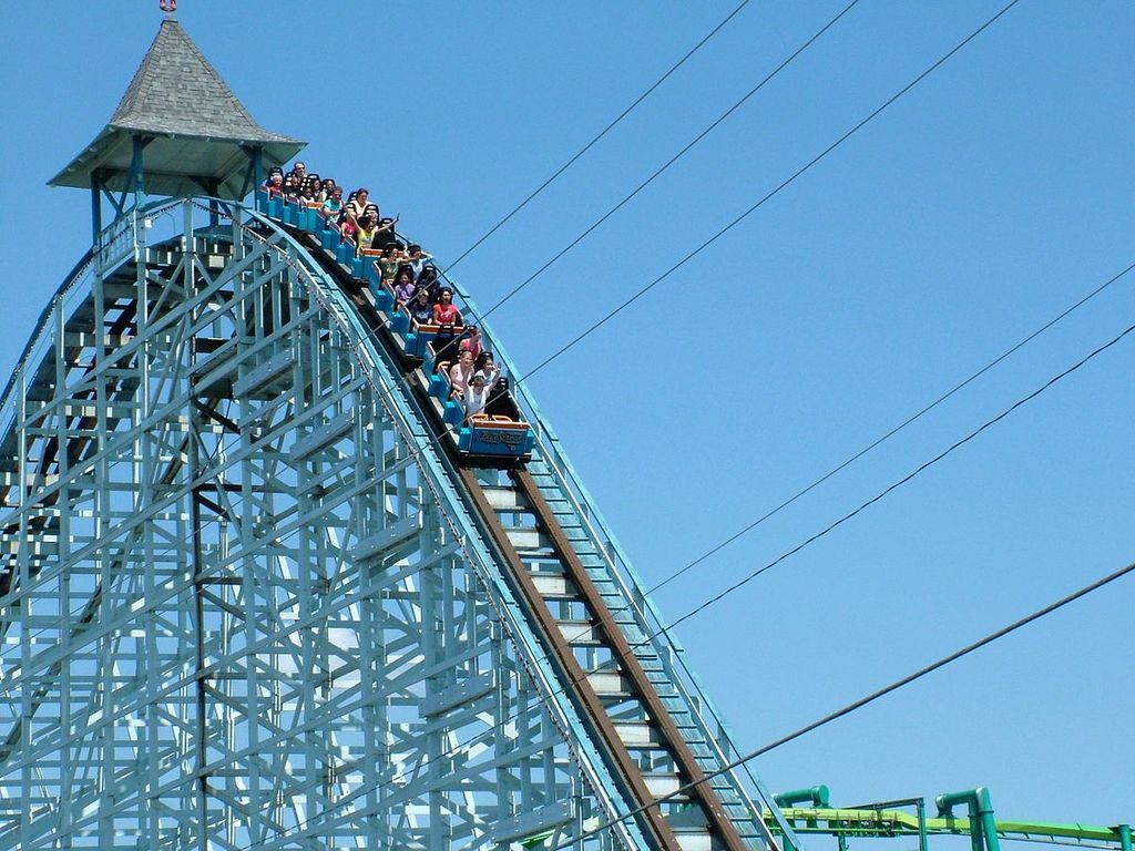 Image result for blue streak cedar point
