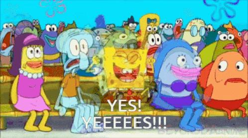 Spongebob Yes GIFs | Tenor
